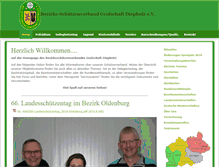 Tablet Screenshot of bezirks-schuetzenverband-diepholz.de